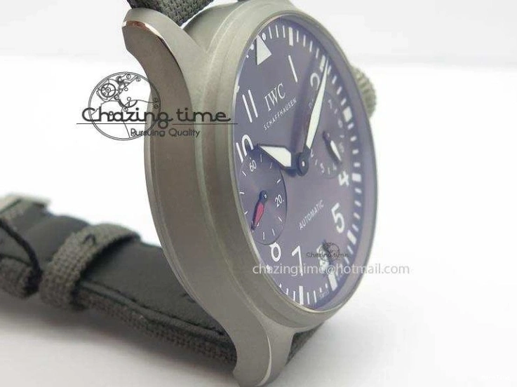 MIROTIME 0329 SunProtective Big Pilot Real PR IW500910 “Patrouille Suisse” ZF 1:1 Best Edition On Gray Nylon Strap 7278